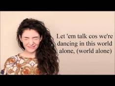 Pure Heroine Lorde - A World Alone video