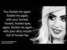 Unreleased 2012 Lady GaGa - Fooled Me Again, Honest Eyes video