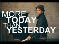 Singles Bruno Mars - More Today Than Yesterday video
